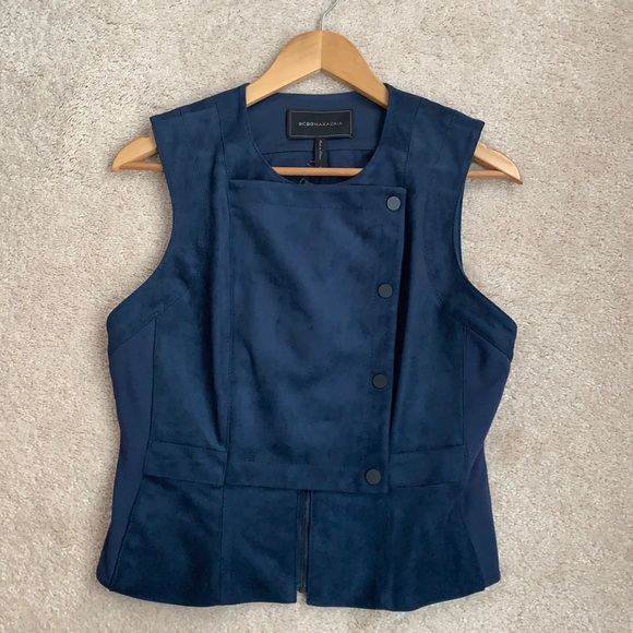 BCBG ZIP VEST - Picture 1 of 3